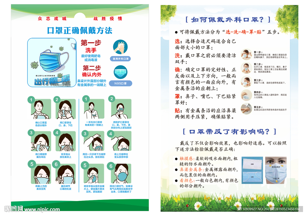 口罩使用步骤