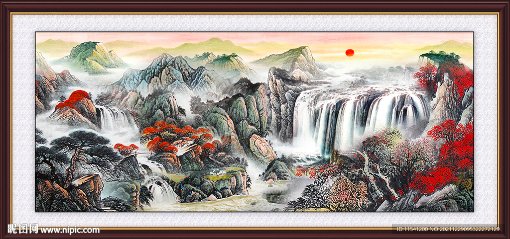 国画山水 