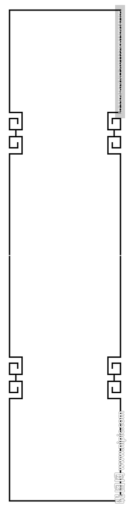 高清分层平开门打印图