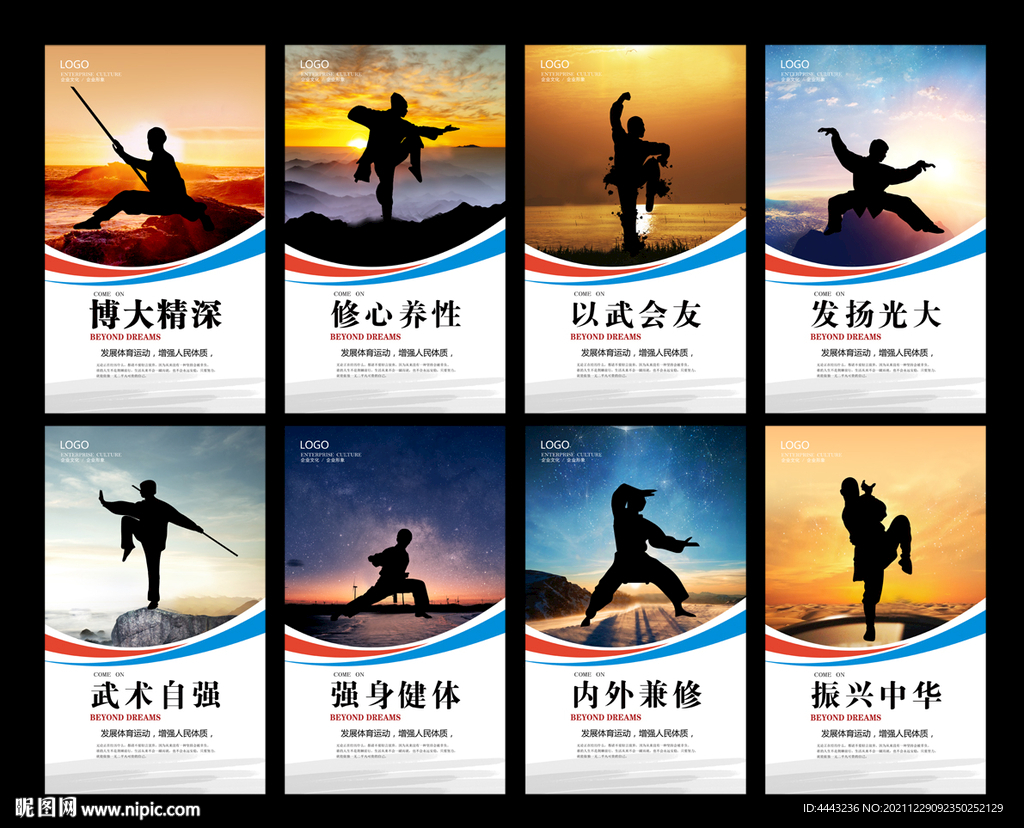 武术展板