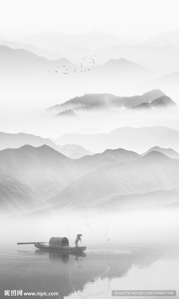 意境山水画