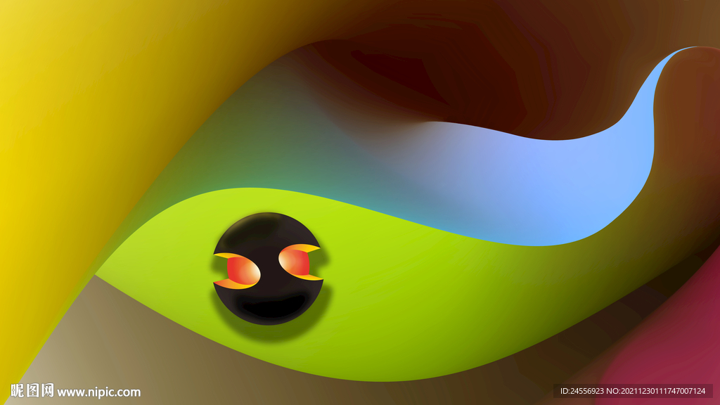 立体渐变装饰画