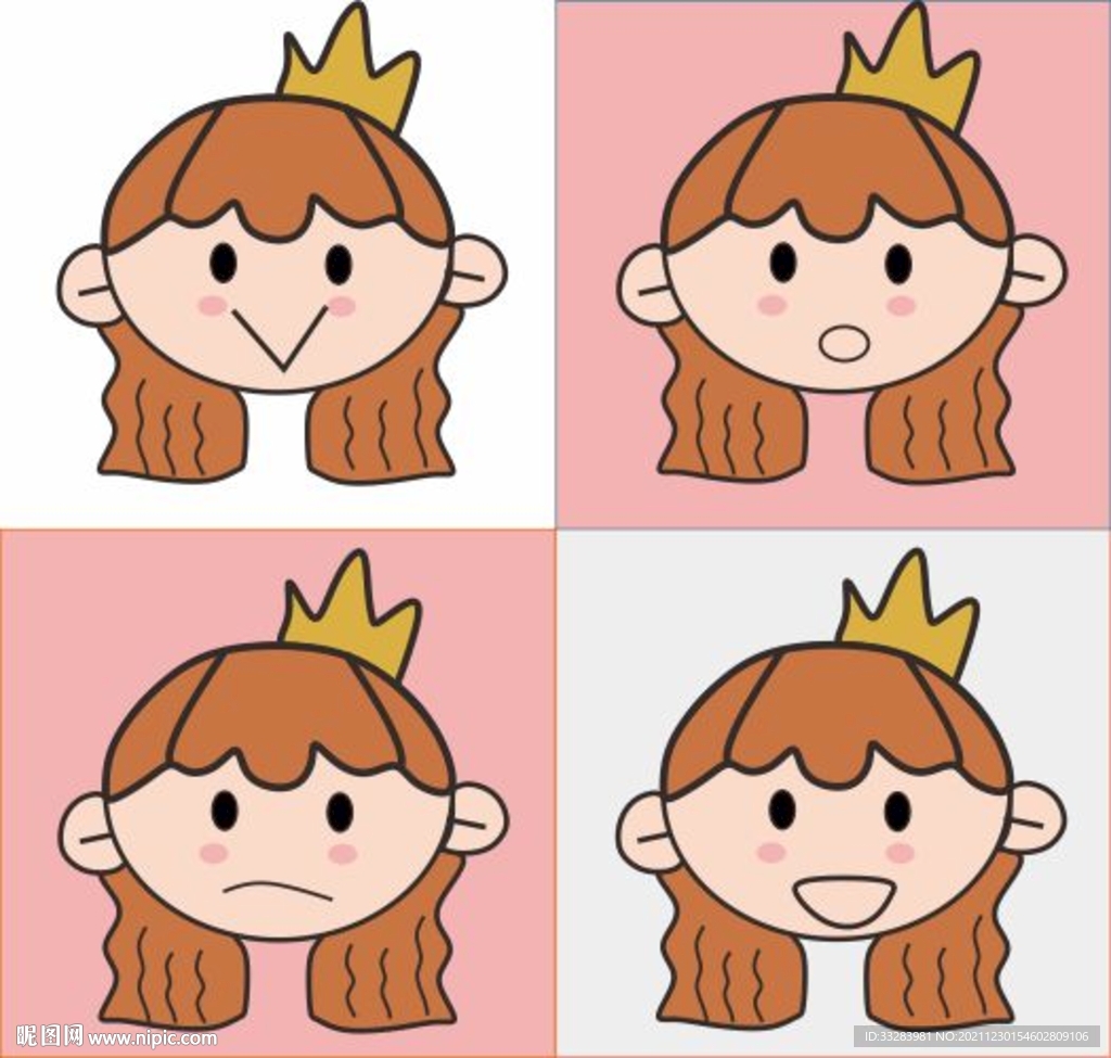 小女孩卡通人物手机壳图案