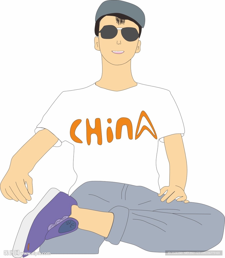 酷酷的运动男孩