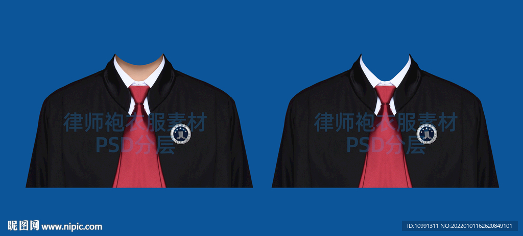 律师证件照衣服