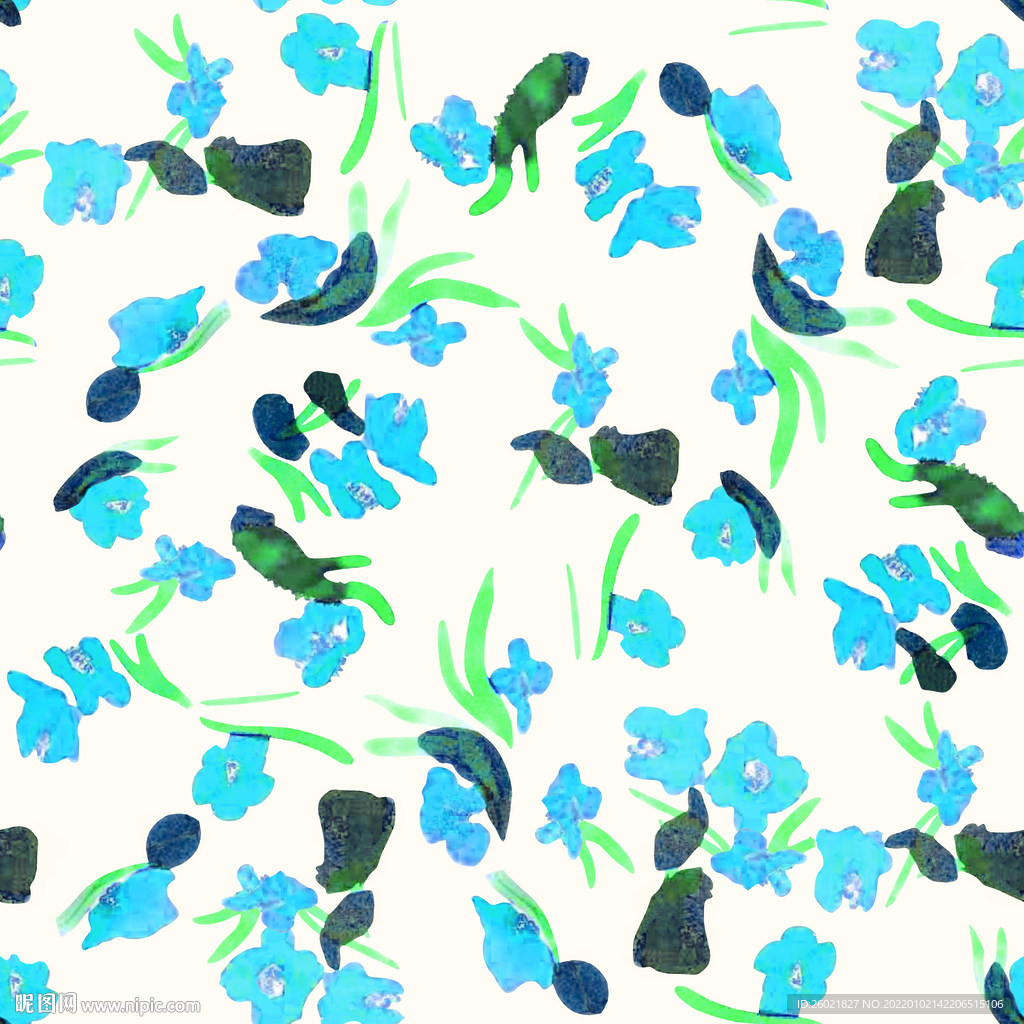 小清新数码印花