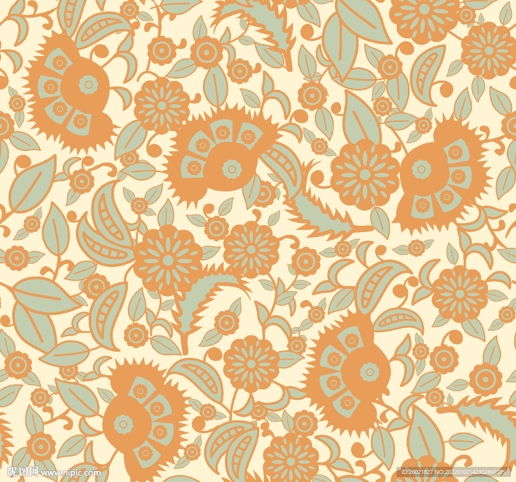 民族风图案数码印花