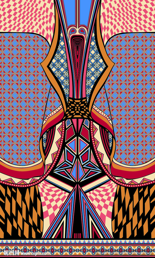 定位花数码印花