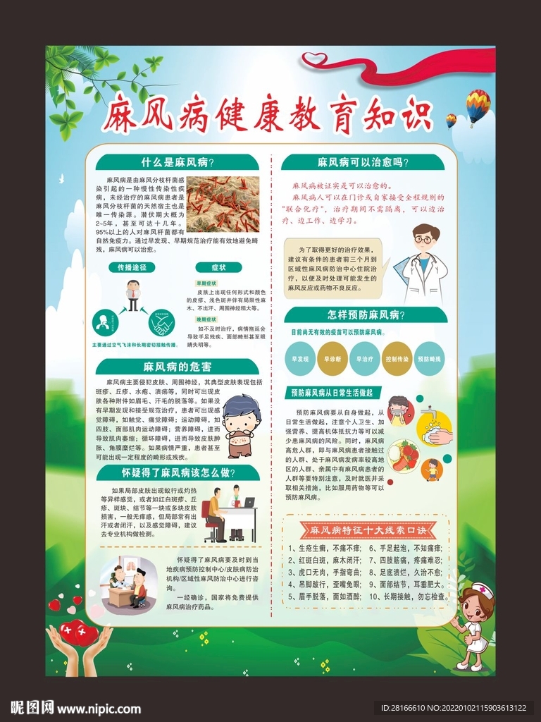 麻风病海报