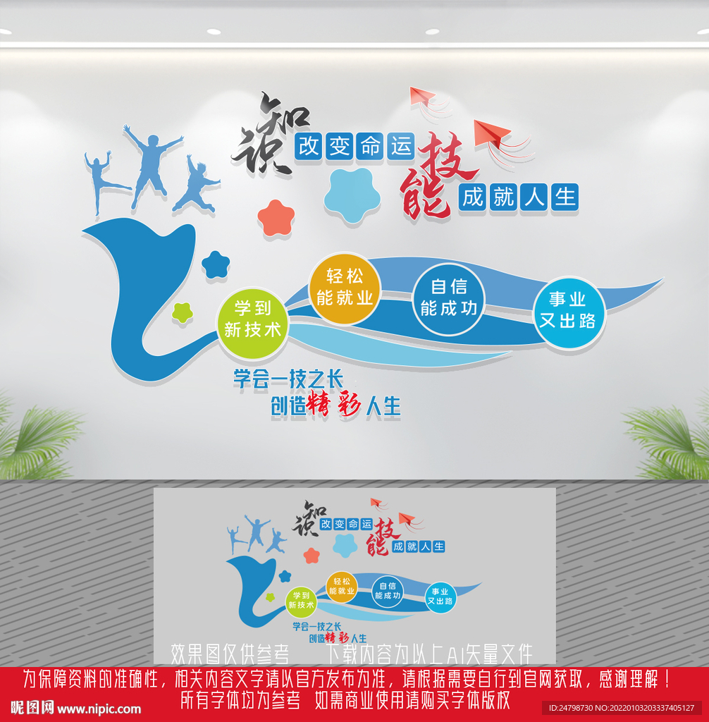 职业技能文化墙