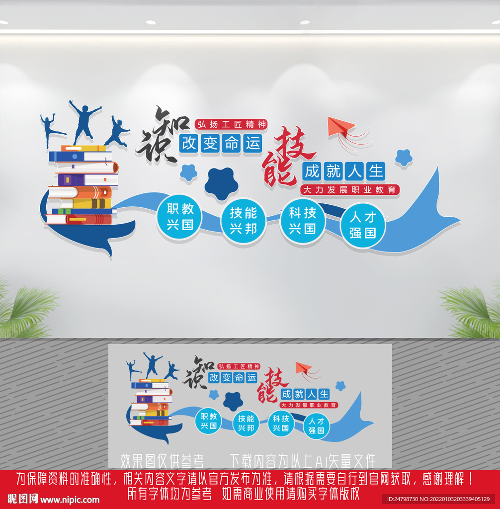 职业技能文化墙