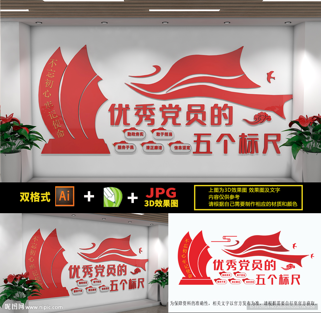 优秀党员的五个标尺 