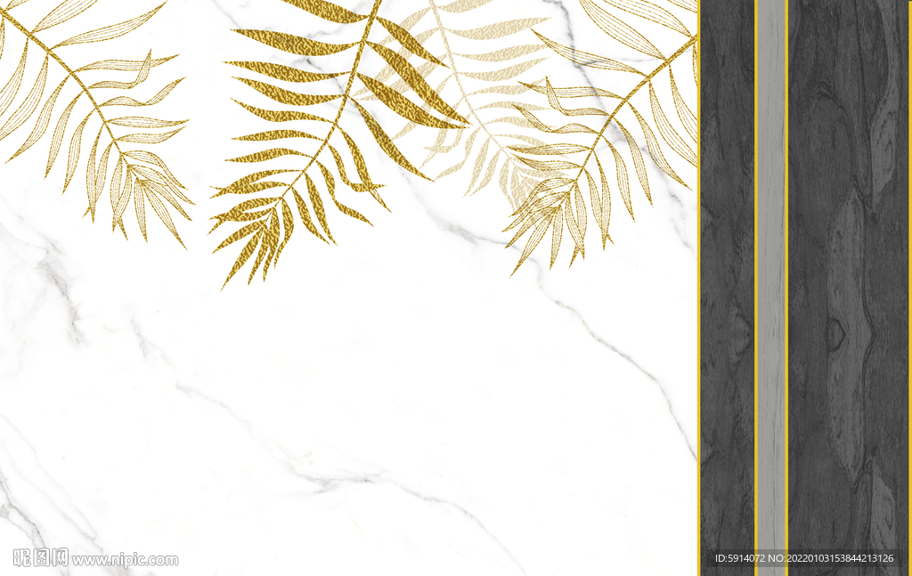 晶瓷画线条抽象画大理石纹背景墙