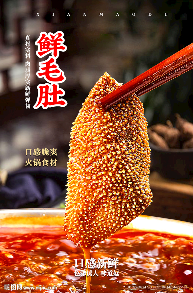 鲜毛肚海报