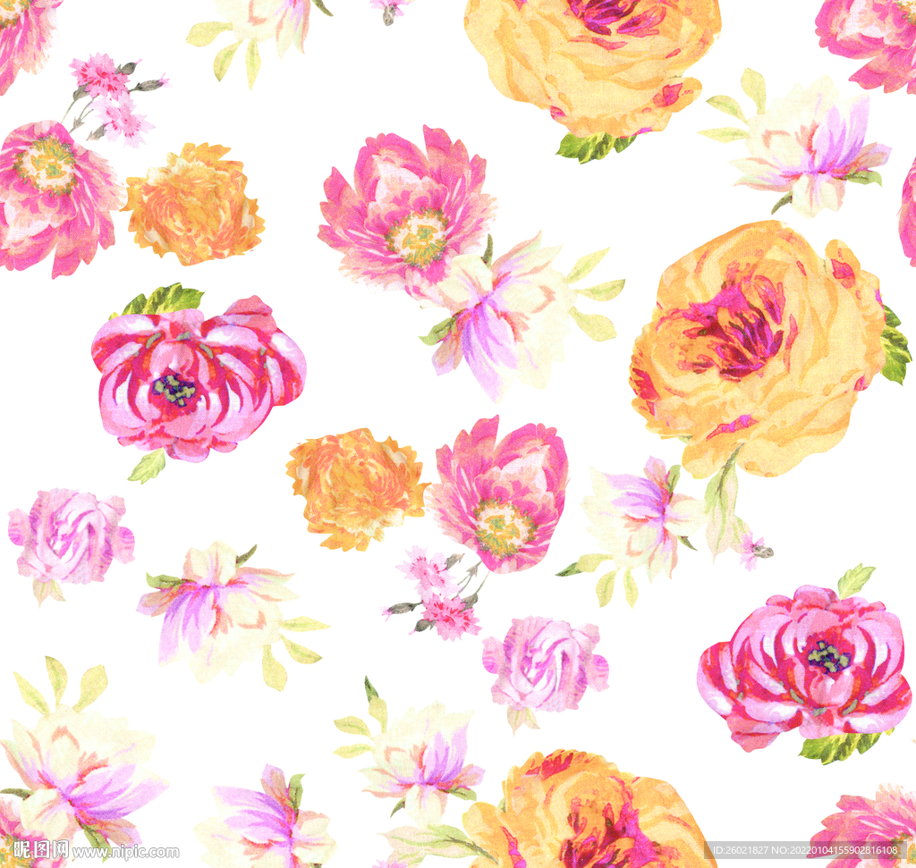 小清新数码印花