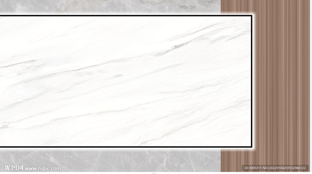 晶瓷画现代简约大理石纹背景墙