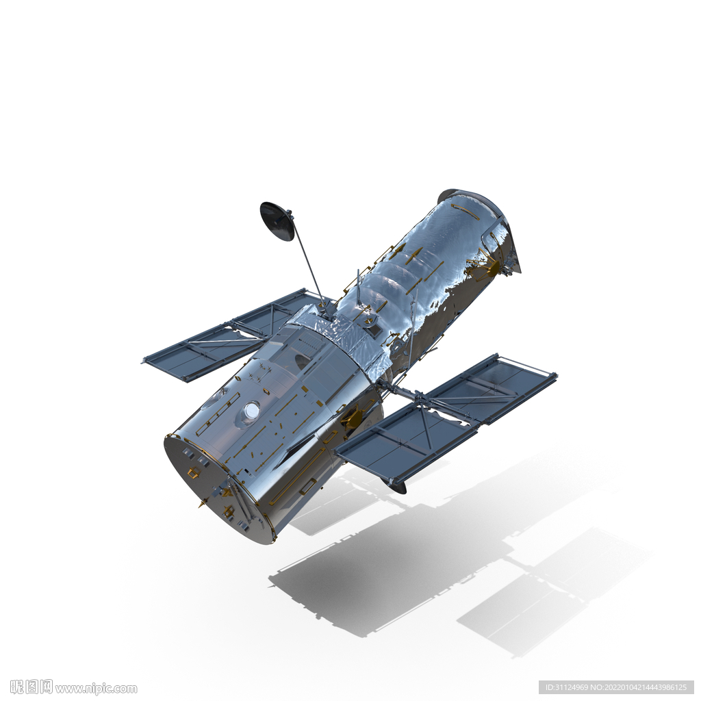 太空元素航天卫星飞船PSD模型