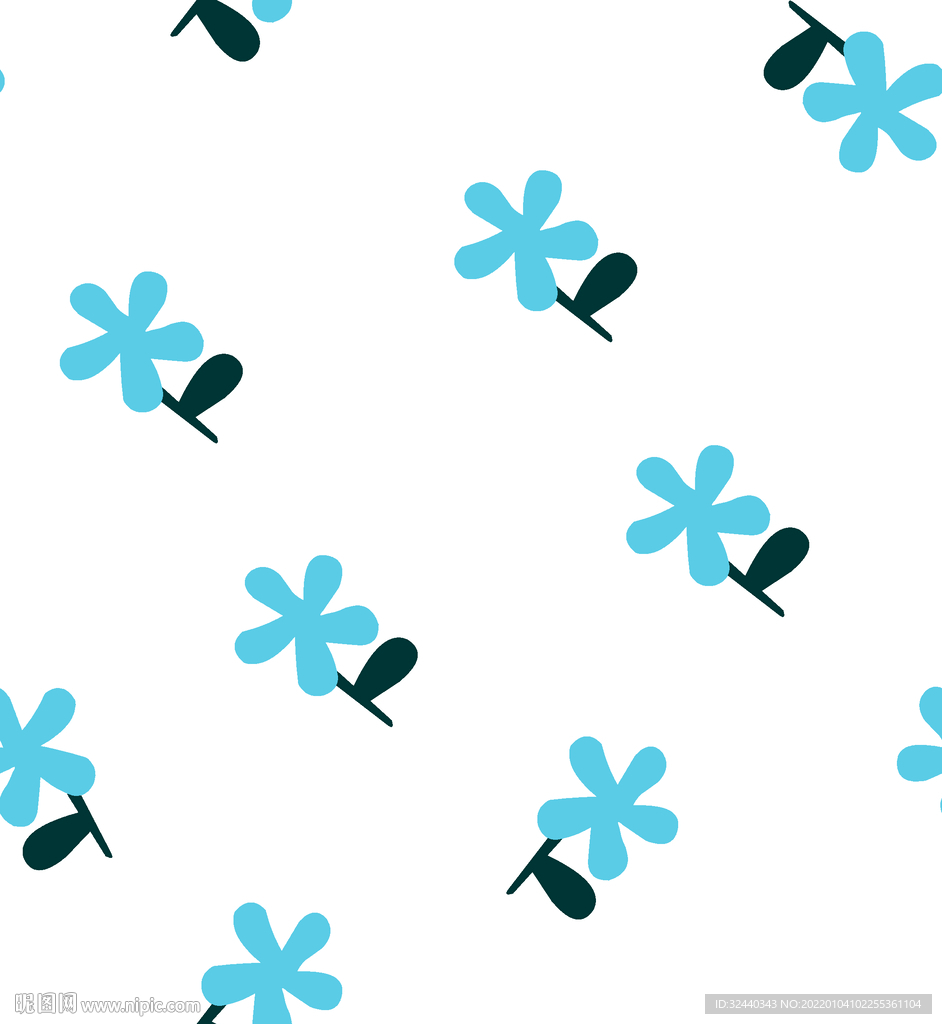 大牌  小碎花    数码印花