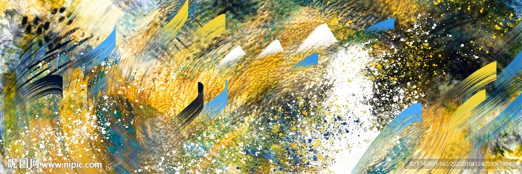 抽象油画