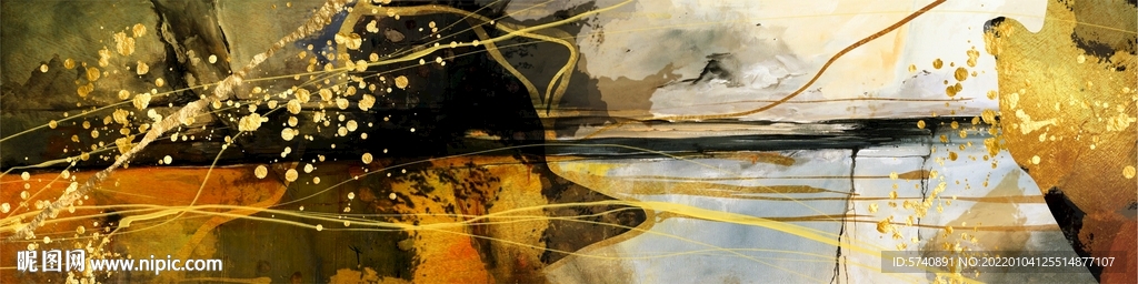 抽象油画