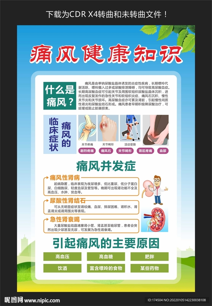 痛风健康知识