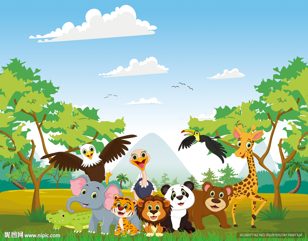 欢乐动物园系列绘本|插画|儿童插画|january0550 - 原创作品 - 站酷 (ZCOOL)