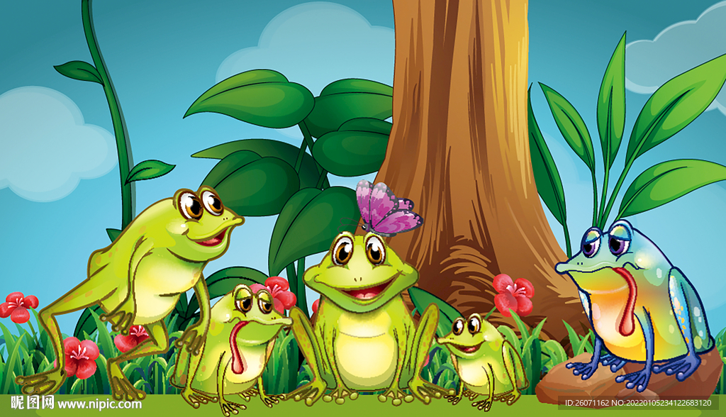 可爱卡通动物图