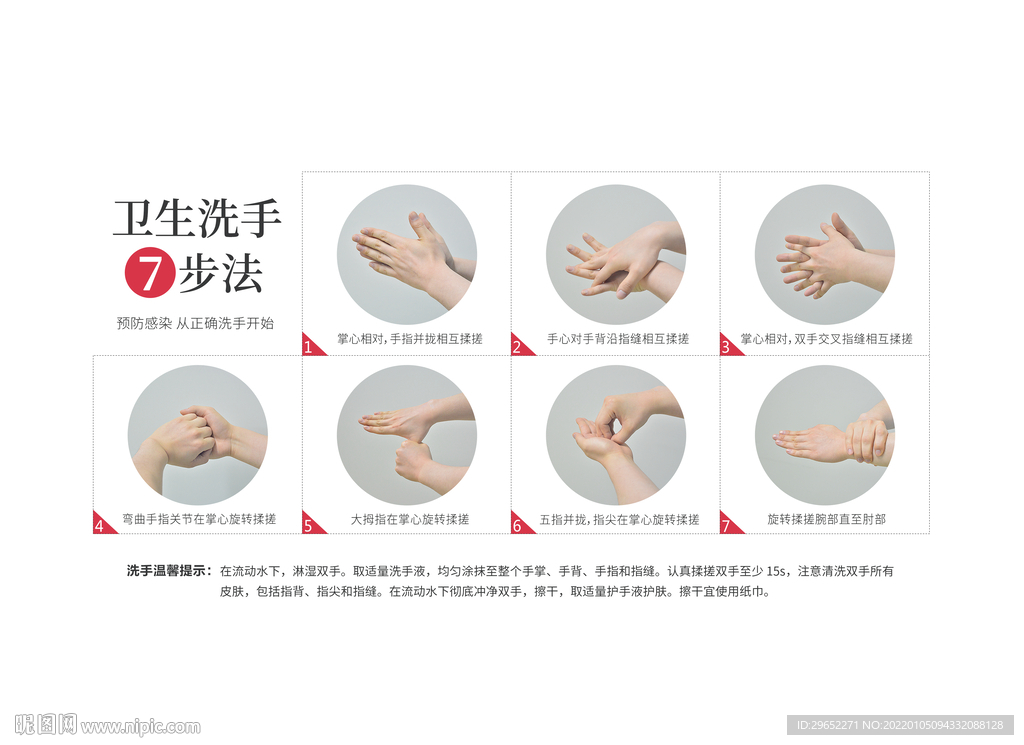 七步洗手法