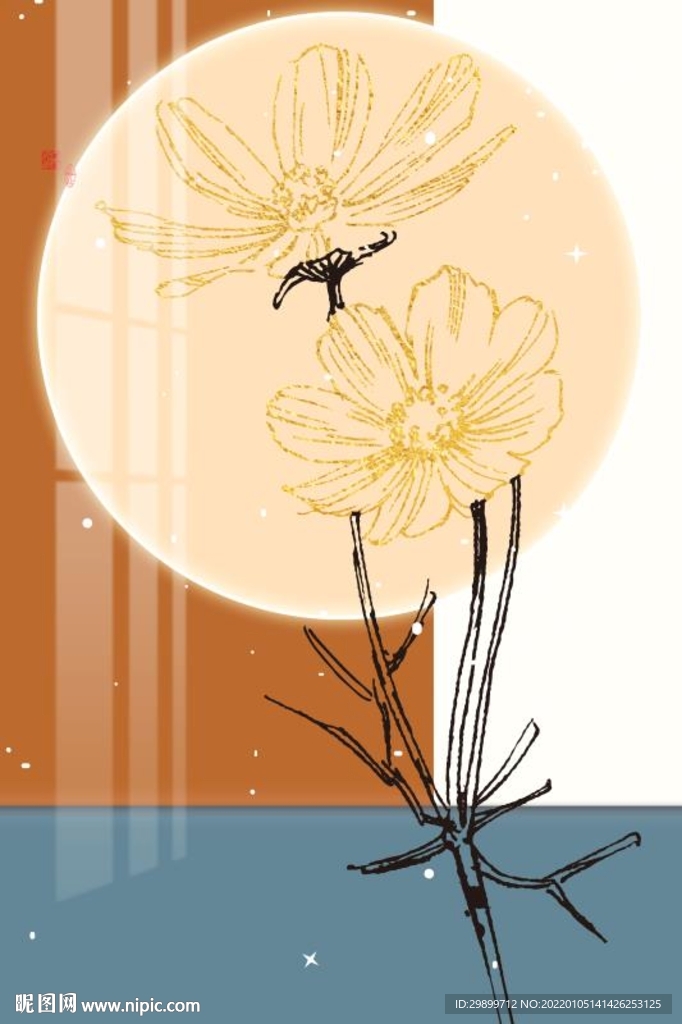 菊花装饰画