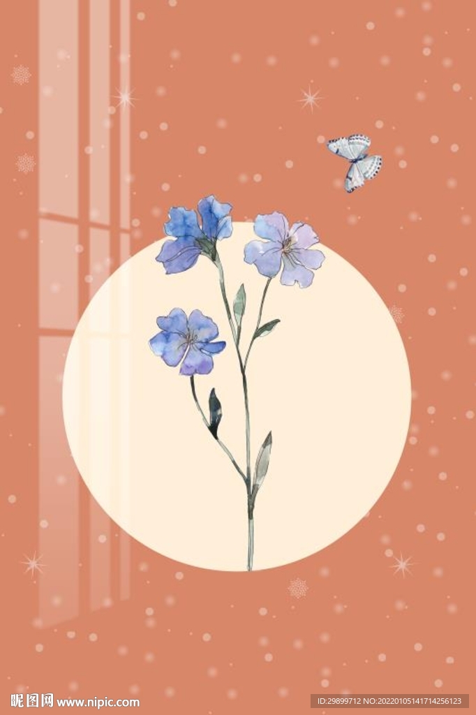 小碎花装饰画