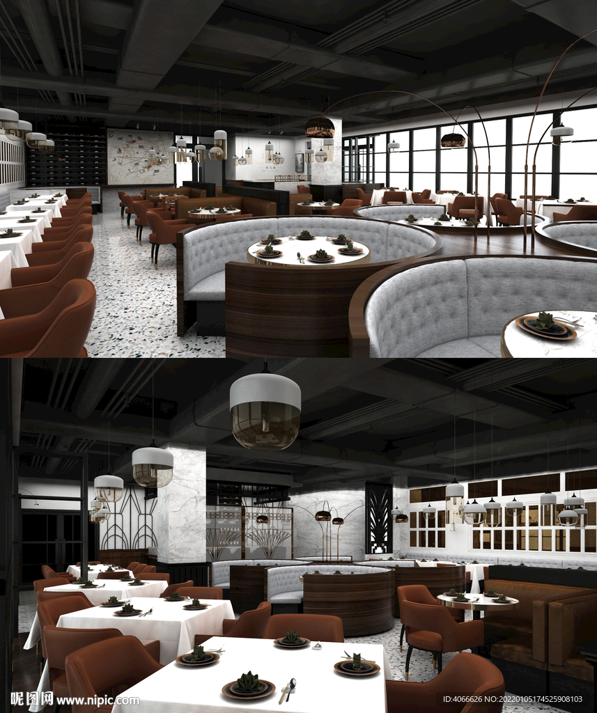 西餐厅3d模型