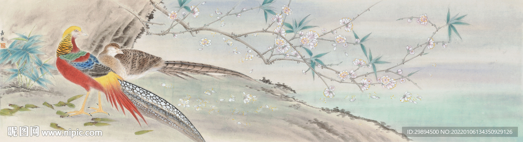 古典山水花鸟虫鱼中式装饰画