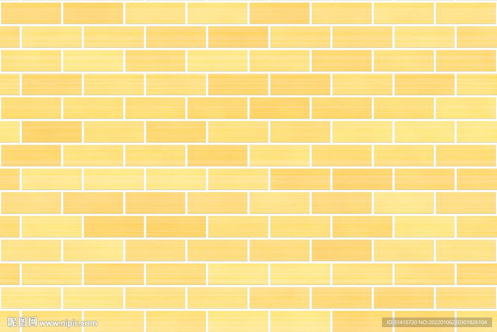 米黄色砖墙纹理