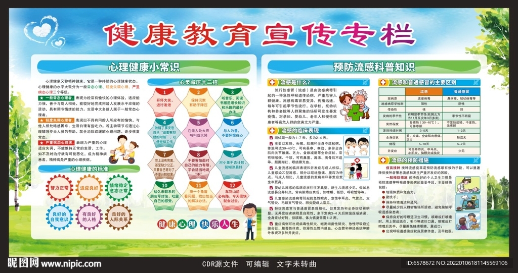 健康教育宣传栏