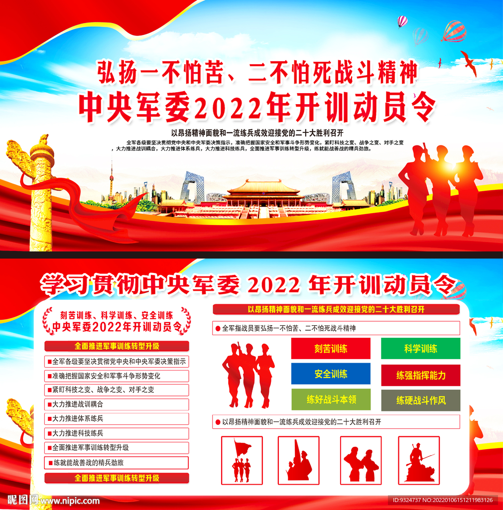2022年全军开训动员令