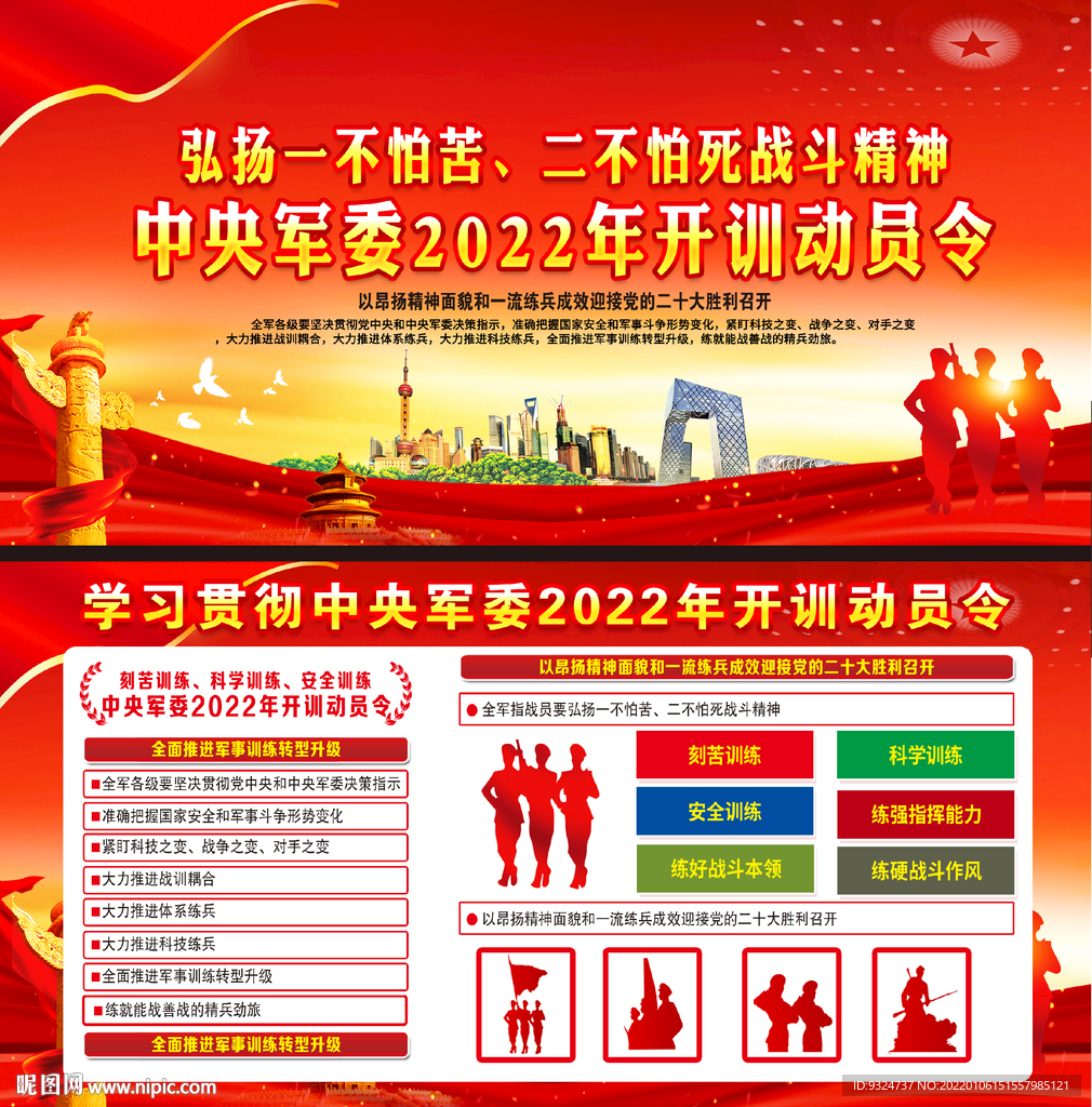 2022年全军开训动员令