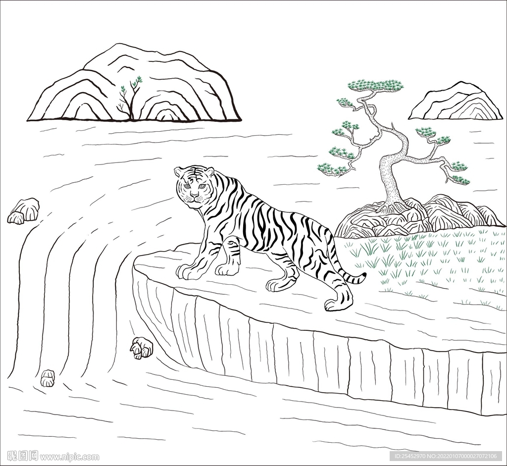 虎树山水