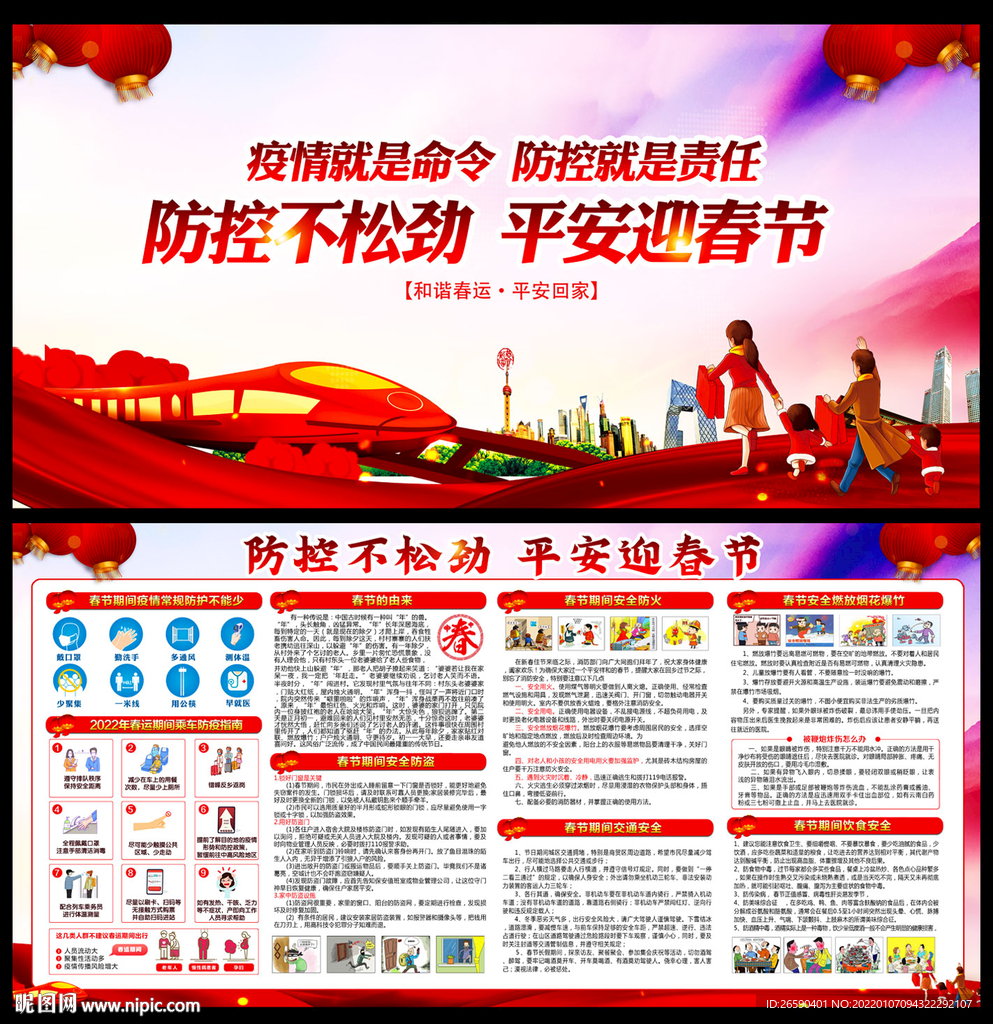 2022春节安全宣传栏