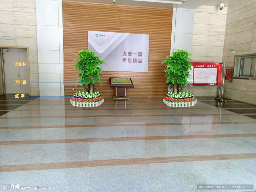 绿化租摆设计效果图