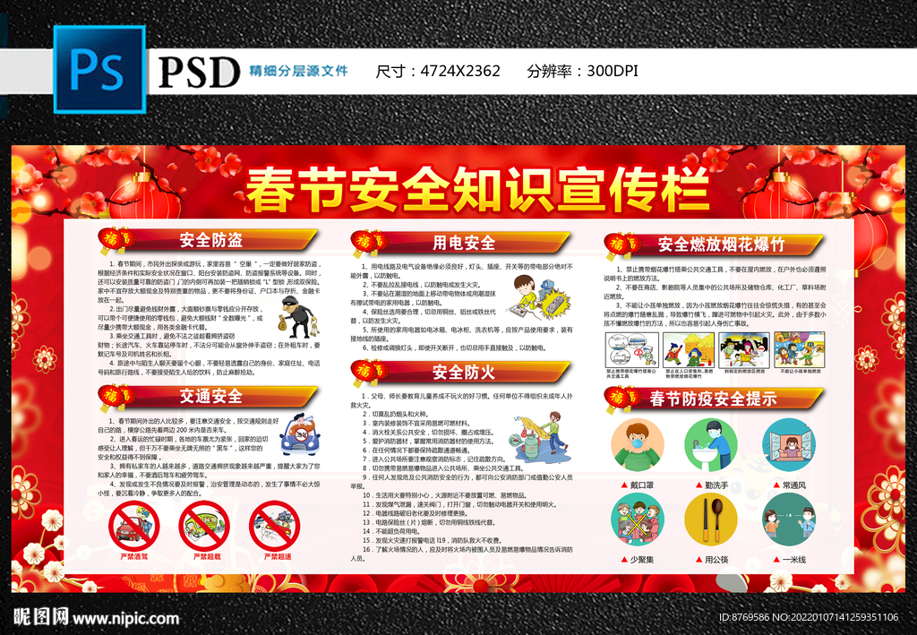 2022年春节宣传栏