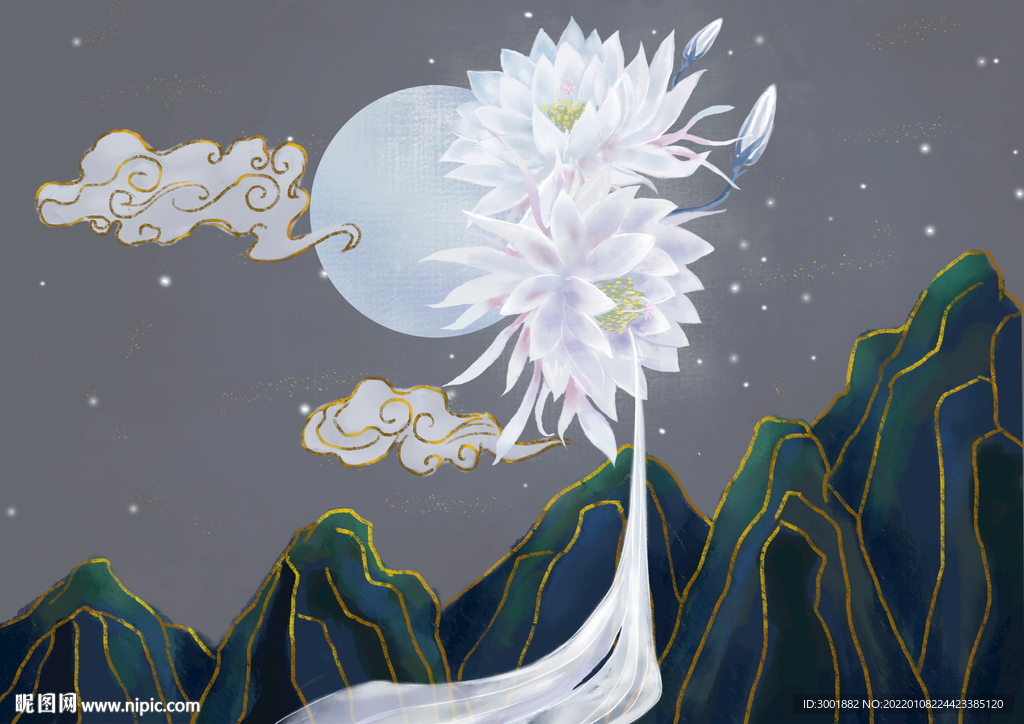 装饰画 荷花
