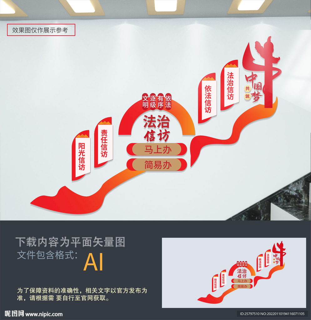 信访楼梯文化墙