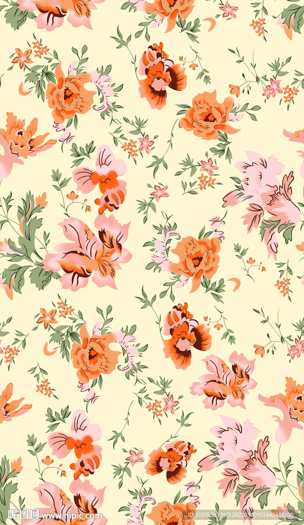 手绘花朵