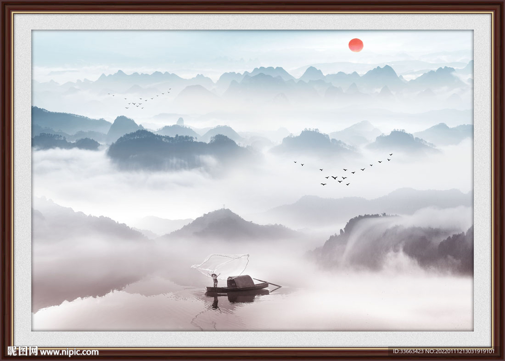 意境山水画