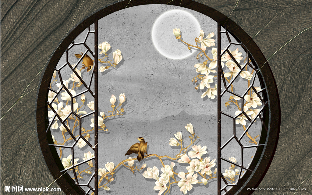 装饰画 兰花 中国风