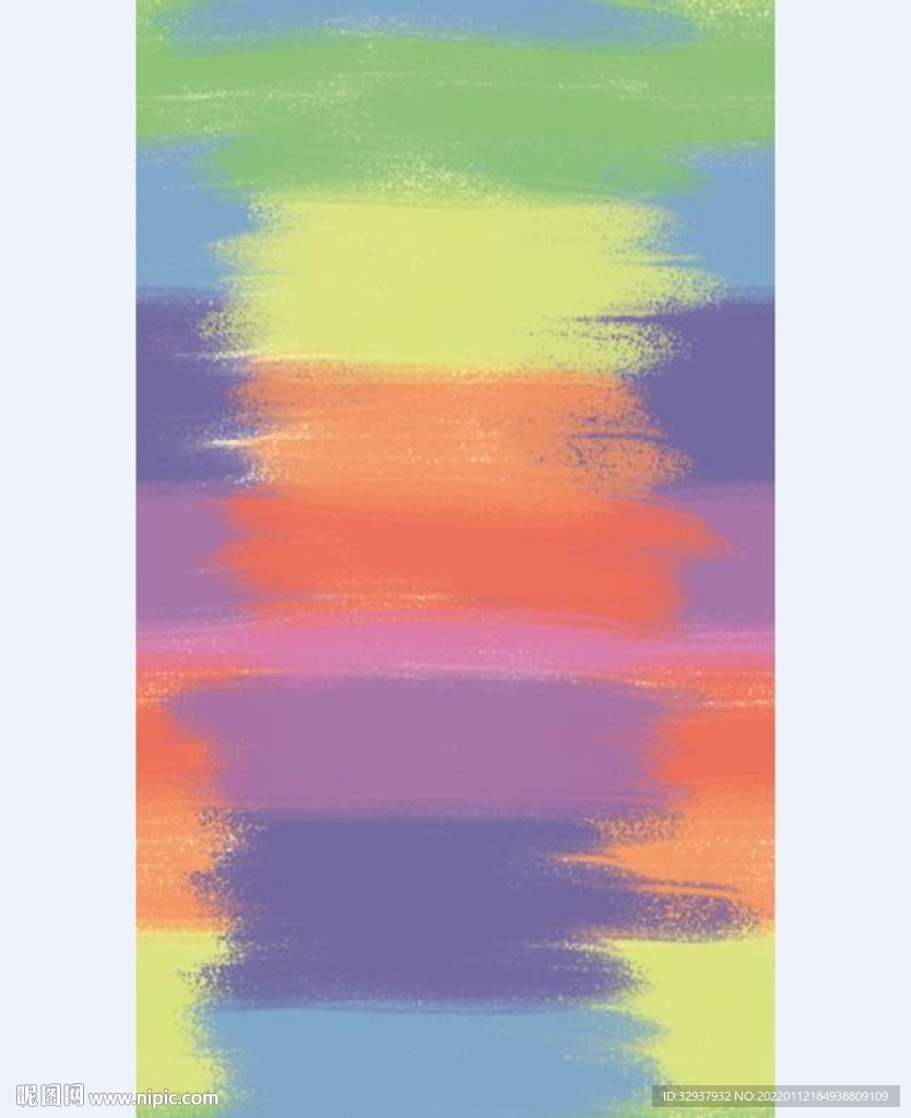 手绘扎染彩虹色