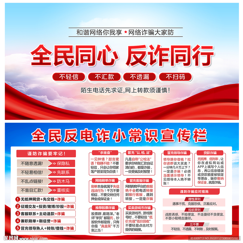 全民反电诈 通讯网络电信诈骗
