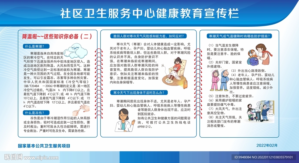 社区卫生中心健康教育宣传栏