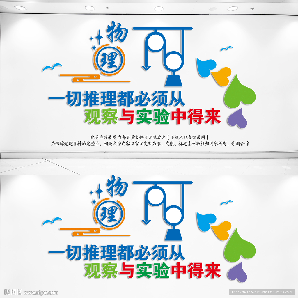物理室展板