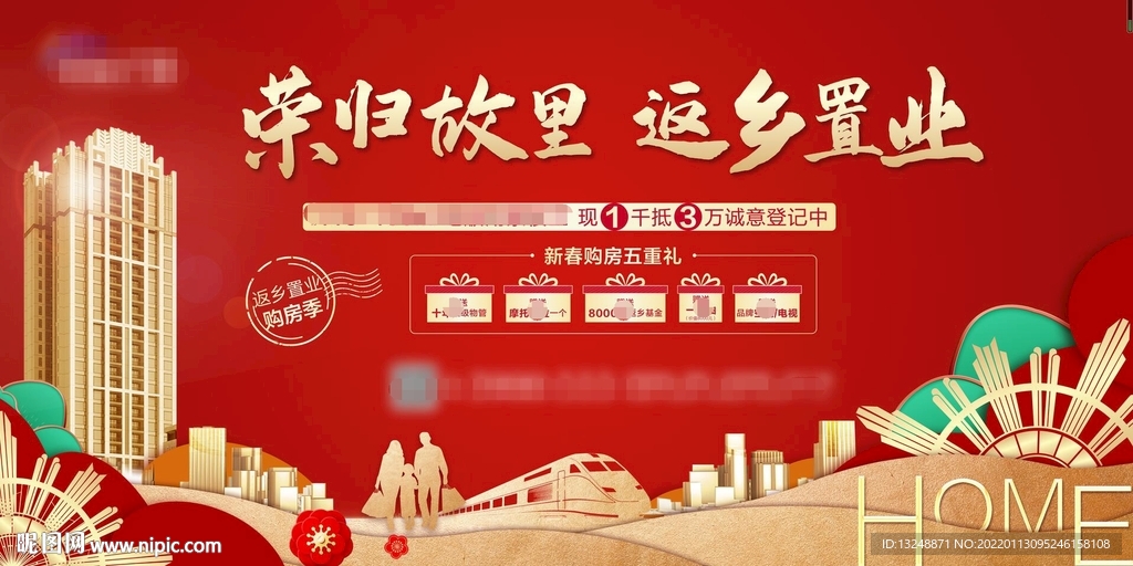 返乡置业背景